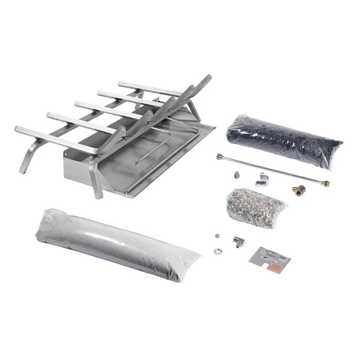 Rasmussen FX Flaming Ember XTRA Stainless Steel Burner and Grate Kit