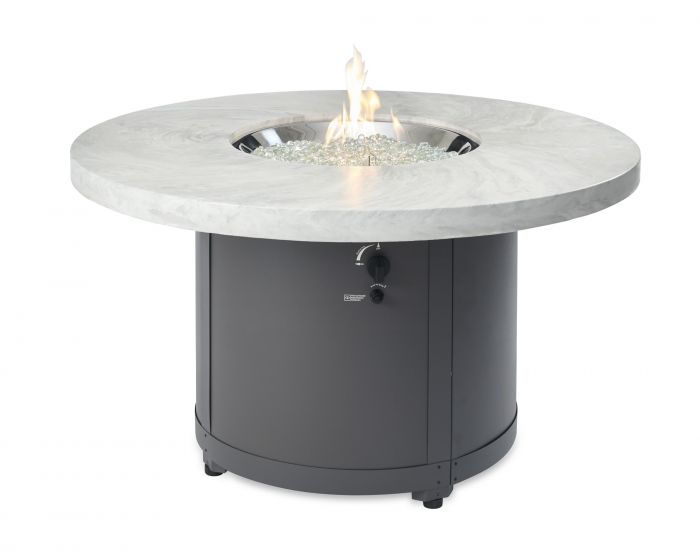 The Outdoor GreatRoom Company Beacon Chat Height Fire Pit Table
