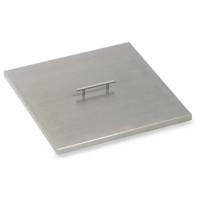 American Fireglass Drop-In Pan Cover, Square, 18 Inch