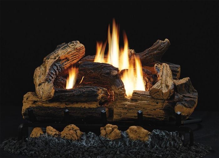 White Mountain Hearth HLSxxR Refractory Kennesaw Gas Logs Only
