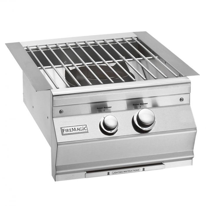 Fire Magic Aurora Built In Power Burner with Stainless Steel Grids