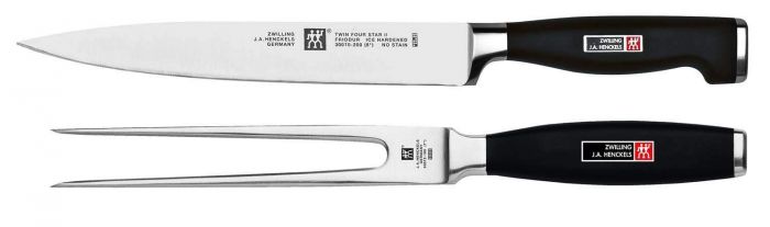 Zwilling J.A. Henckels Twin Four Star II 2-pc Carving Knife & Fork Set