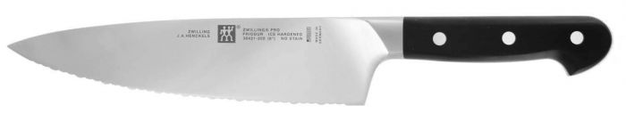 Zwilling J.A. Henckels Pro 8-Inch Serrated Traditional Chef's Knife