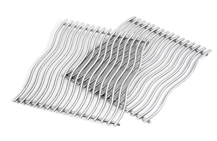 Napoleon 75501 Stainless Steel 9.5mm Wave Rod Cooking Grid Kit, Set of 2