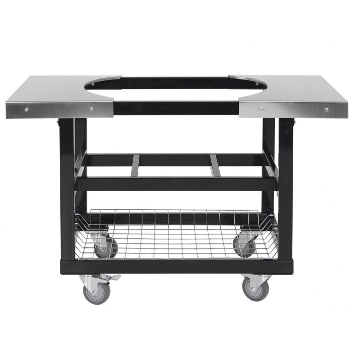 The Primo Stainless Steel Cart w/ Stainless Steel Side Shelves