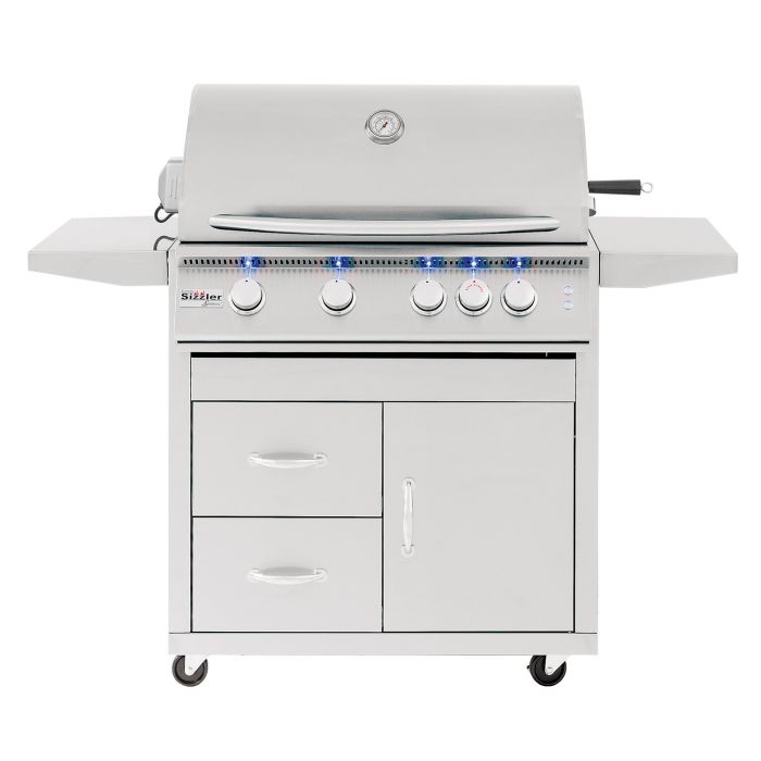 Summerset Sizzler Pro Series Gas Grill On Cart, 32-Inch