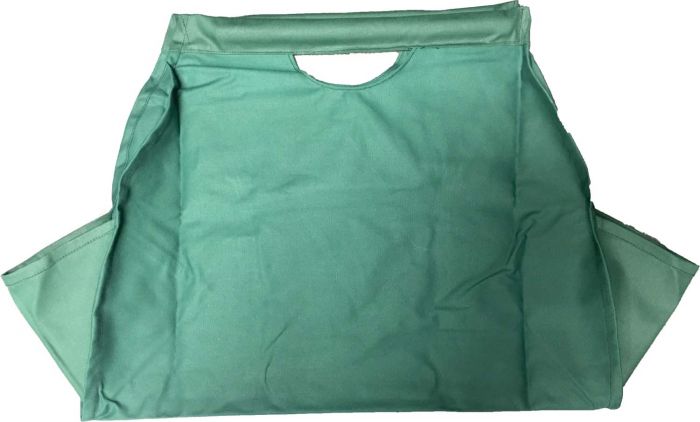 Dagan DG-LC7000 Green Canvas Log Carrier with Handles, 26x12-Inches