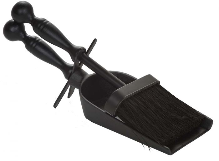 Dagan DG-SB100 Ash Brush and Shovel, Black