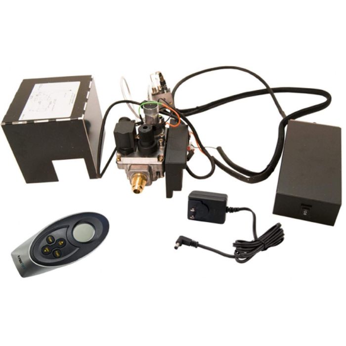 Real Fyre EPK-3V-TR 110v Electronic Valve System with Non-Standing Pilot and HI/LO Timer Remote Control, High Capacity