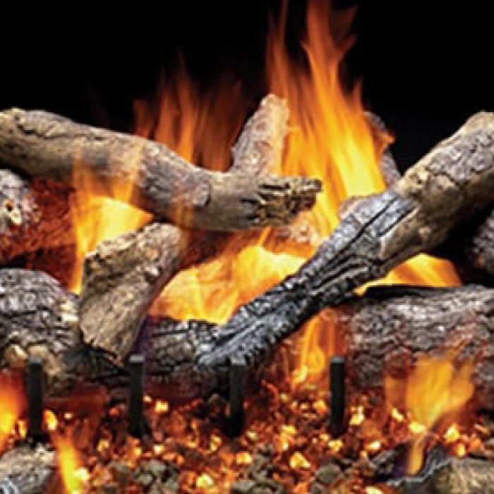 Majestic GO330 Fireside Grand Oak Vented Gas Log Set