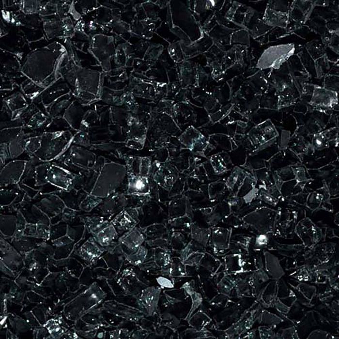 Hearth Products Controls 1/4 Inch Decorative Fire Glass, 10 Pounds, Black