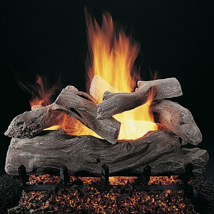 Rasmussen DF-ML-Kit Double Sided Manzanita Series Complete Fireplace Log Set