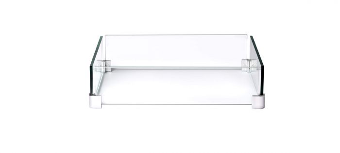 Napoleon Glass Wind Screen for MADR2 Fire Table, 23 x 23-inches