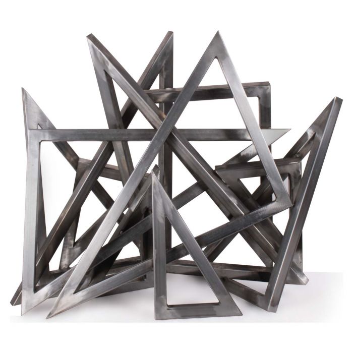 The Outdoor Plus OPT-STTRIxx Stainless Steel Triangle Sculpture