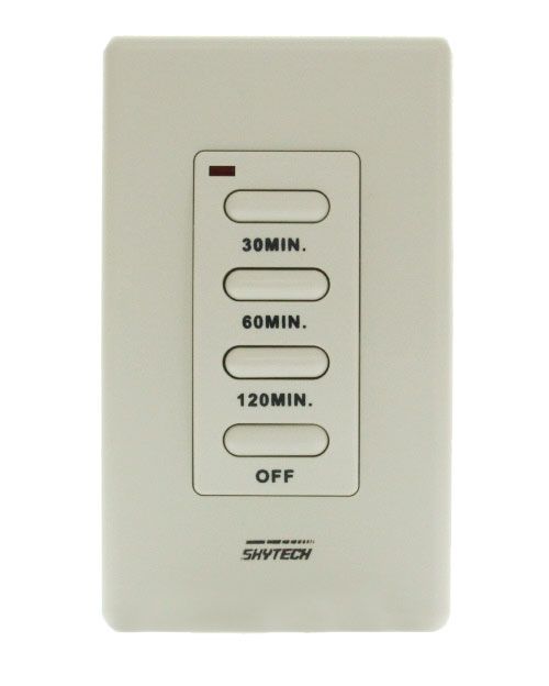 Skytech TM-3 Wired Wall Mounted Timer Fireplace Control - Front