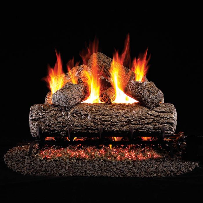 Real Fyre Golden Oak Vented Gas Log Set, ANSI Certified