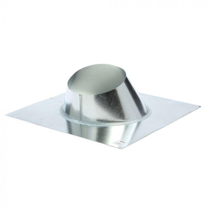 Kingsman ZDVAAF 7-Inch Roof Flashing with Storm Collar (1/12 to 7/12) for 4x7-Inch Vertical Venting