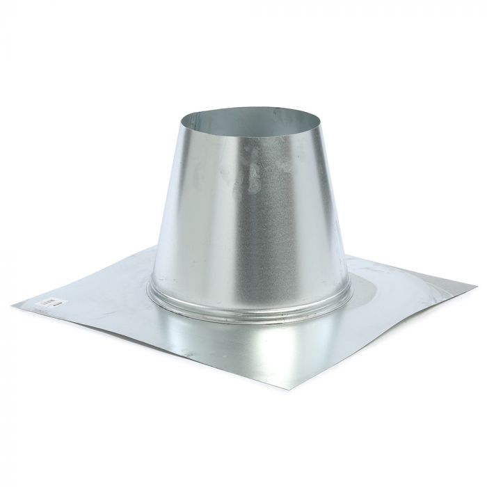 Kingsman Z58AF3 8-Inch Roof Flashing with Storm Collar (Flat) for 5x8-Inch Vertical Venting Installations