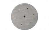 12-inch Round Flat Stainless Steel Fire Pit Burner Pan