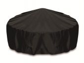 Two Dogs Designs Round 48 Inch Black Fire Pit Cover