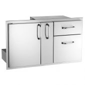 Fire Magic Select Access Door with Platter Storage & Double Drawers