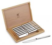 Zwilling J.A. Henckels Stainless Steel 8-pc Steak Knife Set with Wood Presentation Case