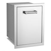Fire Magic Premium Flush Double Trash Cabinet, 14.5x21-Inch