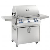 Fire Magic Aurora A660s Analog Series Natural Gas Grill On Cart with Single Side Burner