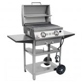 Solaire AA23AGC AllAbout Double Burner Table Top Infrared Grill on Cart
