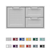 Hestan AGSDR36 Double Drawer and Storage Door Combo, 36-Inches