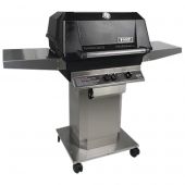 Modern Home Products AMCWSS Gas Grill On Cart with Stainless Steel Shelves