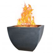 Fire by Design APLRWV30 Legacy Square 30-Inch GFRC Fire on Water Vase