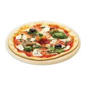 Natural Finish Pizza Baking Stone, 16-Inch Diameter Lifestyle