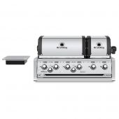 Broil King IMP-XLSBI Imperial XLS Dual Oven 6-Burner Built-In Grill with Side Burner, 38-Inches