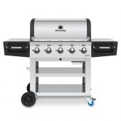 Broil King REG-S520C Regal S520 Commercial 5-Burner Grill on 2-Wheel Cart, 32-Inches