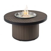 The Outdoor GreatRoom Company BRK-20-19-K Brooks Round Gas Fire Pit Table, 41.77-Inches
