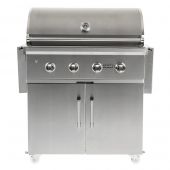 Coyote C-Series Stainless Steel Freestanding Gas Grill, 36-Inch (C2C36-CT)