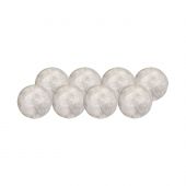 Grand Canyon CB4-8-SIL 8-Piece Silver Cannon Ball Set, 4-Inches