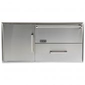 Coyote Stainless Steel Warming Drawer & Pull-Out Drawer Combo, 42x20.75-Inch (CCD-WD)