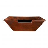 Grand Effects FWBCORCOP31S Corinthian 31x31-Inch Square Copper Gas Fire & Water Bowl