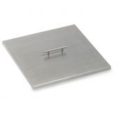American Fireglass Drop-In Pan Cover, Square, 18 Inch