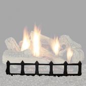 White Mountain Hearth DCG24BL Decorative Fireplace Grate, Matte Black
