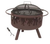 Dagan DG-FPF-1000 Flame Style Wood Burning Fire Pit