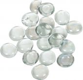 Dagan DG-GB-CLEARIR 3/4-Inch Fire Beads, 10, Clear Iridescent