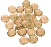 Dagan DG-GB-PINKIR 3/4-Inch Fire Beads, 10, Pink Iridescent