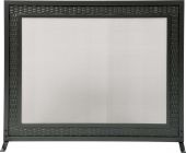 Dagan DG-S100 Fireplace Screen with Weave Design, 39x31-Inches