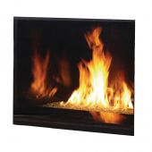 Superior DRC6340 40-Inch Electronic Ignition Direct Vent Gas Fireplace with Remote & Crushed Glass Media