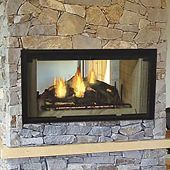 Majestic DSR42 Designer Series 42-Inch See-Through Wood Burning Fireplace
