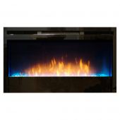 White Mountain Hearth EBL34 Nexfire 34-Inch Linear Electric Fireplace with LED Lights, Remote and Crushed Glass