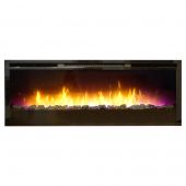 White Mountain Hearth EBL50 Nexfire 50-Inch Linear Electric Fireplace with LED Lights, Remote and Crushed Glass